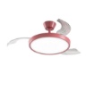 Immagine di Ventilatore da Soffitto Pale a Scomparsa Con Luce Led CCT Telecomando Myra Perenz