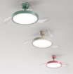 Immagine di Ventilatore da Soffitto Pale a Scomparsa Con Luce Led CCT Telecomando Myra Perenz