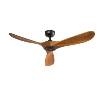 Immagine di Ventilatore a Soffitto Con Pale Legno Noce Runa Perenz