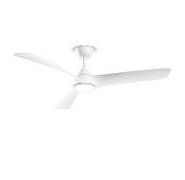 Immagine di Ventilatore a Pale da Soffitto Bianco Led Dimmerabile Nora Perenz