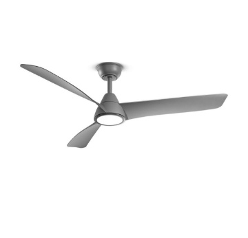 Immagine di Ventilatore da Soffitto Tre Pale Grigio Led Dimmerabile Nora Perenz