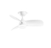 Immagine di Ventilatore a Soffitto Bianco 13mq con Luce Telecomando Milo Perenz