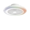 Immagine di Plafoniera Ventilatore Bianco Luce LED CCT Dimmerabile 46w