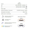 Immagine di Plafoniera Ventilatore Inverter Nero Con Luce LED CCT Dimmerabile 30w