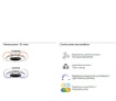 Immagine di Ventilatore Soffitto Bianco Con Luce Regolabile Telecomando Speaker Garbin Intec