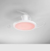 Immagine di Plafoniera Ventilatore Condor Bianco Pale a Scomparsa Con Luce Regolabile Intec