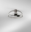 Immagine di Lampada a Soffitto Ventilatore Grigio Led CCT con Telecomando Hadley Intec
