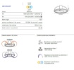 Immagine di Plafoniera da Soffitto Con Ventilatore Hadley Bianco Led CCT Telecomando Intec
