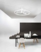 Immagine di Plafoniera con Ventilatore Soffitto Luce Led Telecomando Magnus Bianco Intec