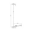 Immagine di Piantana Moderna Specter Nera Orientabile 178cm Led Dimmerabile Trio