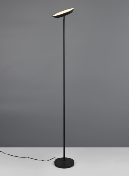 Immagine di Piantana Moderna Specter Nera Orientabile 178cm Led Dimmerabile Trio