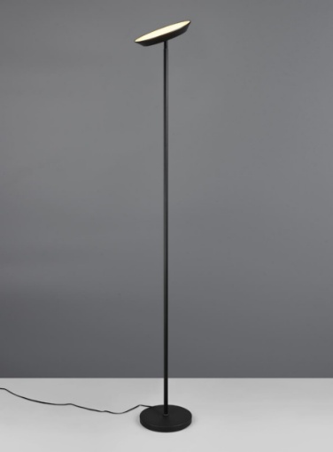 Immagine di Piantana Moderna Specter Nera Orientabile 178cm Led Dimmerabile Trio