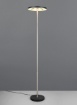 Immagine di Piantana Moderna Nichel Disco Orientabile Led CCT 160 cm Guano Trio