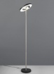 Immagine di Piantana Moderna Nichel Disco Orientabile Led CCT 160 cm Guano Trio