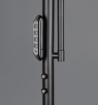 Immagine di Piantana Led Orientabile Nera 183 cm Luce Regolabile Telecomando Palermo Trio