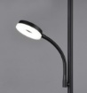 Immagine di Piantana Nera Specter 178cm 2 Luci Led Dimmerabile Trio