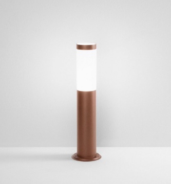 Immagine di Paletto Basso Da Esterno 45 cm Cilindro Corten 45 cm 1xE27 IP44