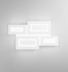 Immagine di Plafoniera Rettangoli Luminosi Led 40w CCT Albers Fan Europe