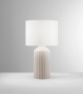 Immagine di Lume da Tavolo Ceramica Beige 47 cm Sahara Fan Europe