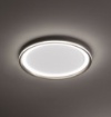 Immagine di Plafoniera Rotonda Piatta Edge Grigio 40 cm Led 3000k Perenz