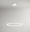 Immagine di Lampadario Led Grande Cerchio Bianco 100 cm 3000k Edge Perenz