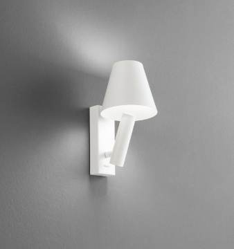 Immagine di Applique da Comodino Bianca Luce Orientabile 3000k Reverse Perenz