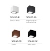 Immagine di Applique Cubo Biemissione Gx53 Esterni Spa Top Light IP54