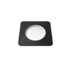 Immagine di Faretto Calpestabile da Esterno Quadrato Nero Capri IP67 Top Light