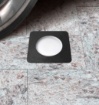 Immagine di Faretto Calpestabile da Esterno Quadrato Nero Capri IP67 Top Light