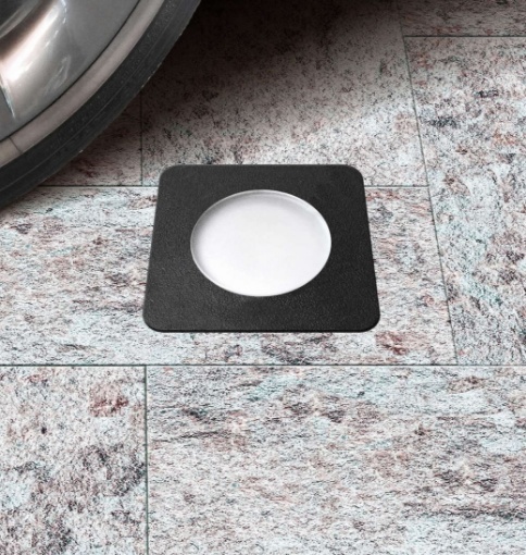 Immagine di Faretto Calpestabile da Esterno Quadrato Nero Capri IP67 Top Light