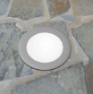 Immagine di Segnapassi Incasso Calpestabile Tondo Capri Grigio 16cm Gx53 Top Light