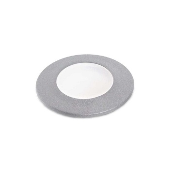 Immagine di Segnapasso Incasso Calpestabile Capri Grigio In Resina IP67 Top Light
