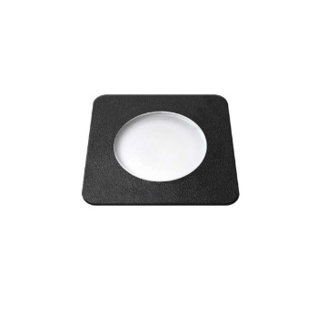 Immagine di Incasso Calpestabile da Esterno Quadrato IP67 Capri Nero Gx53 Top Light