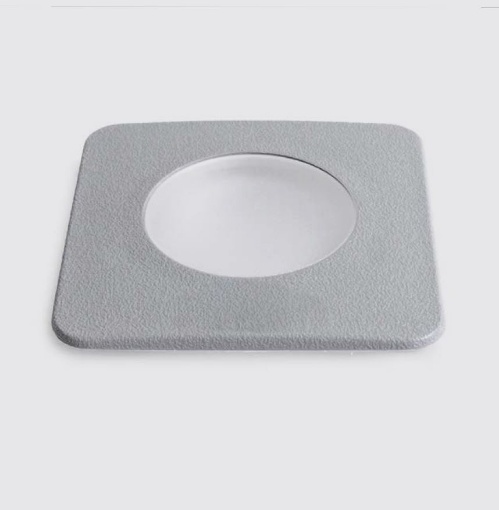 Immagine di Incasso da Esterno Quadrato Calpestabile Capri Grigio Gx53 Top Light IP67