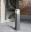 Immagine di Paletto Quadrato Per Giardino Lodi 80 cm Grigio IP66 Led Gx53 10w Top Light