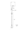 Immagine di Lampione Alto Da Esterno 182 cm Resina IP55 Asti Top Light
