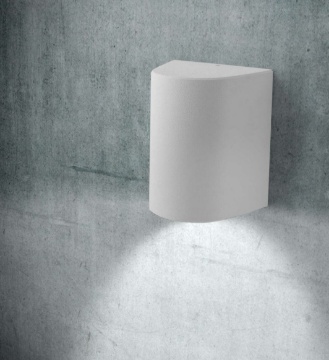 Immagine di Applique Per Esterni Aosta Bianco IP55 Top Light LED Gx53 Inclusa