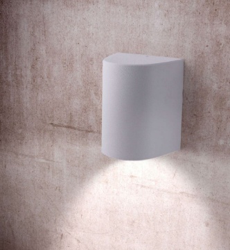 Immagine di Applique Aosta Grigio da Esterno IP55 Top Light LED Gx53 CCT Inclusa