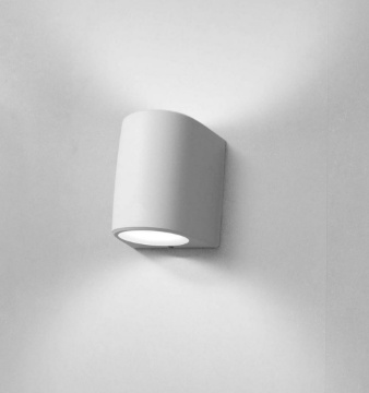 Immagine di Applique Esterna Aosta Grigio Bi Emissione Top Light IP55 Led Gx53