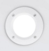 Immagine di Segnapasso Tondo Incasso Parete Parma Bianco Led Gx53 Top Light IP66