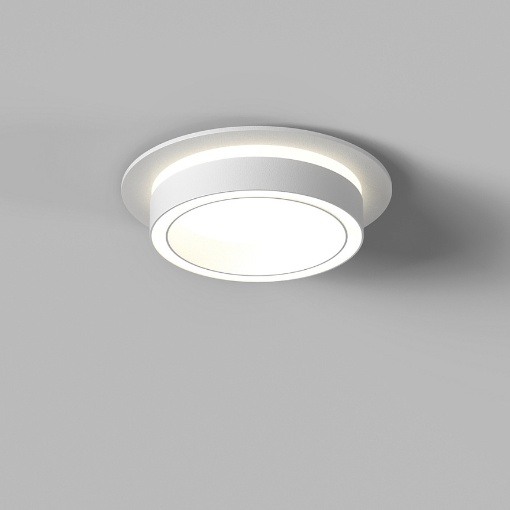 Immagine di Faretto da Incasso Sporgente Bianco 105mm Led Gx53 Orlo Maytoni