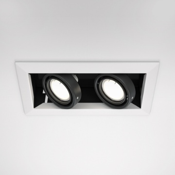 Immagine di Faretto da Incasso Doppio Modulare Metal Modern Bianco Maytoni