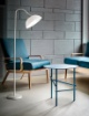 Immagine di Lampada da Terra Bianca Orientabile 180 cm Swan Perenz