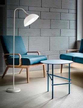 Immagine di Lampada da Terra Bianca Orientabile 180 cm Swan Perenz