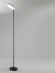 Immagine di Piantana Nera Disco Led Orientabile 3000k Dimmer 183 cm Ophelia Perenz