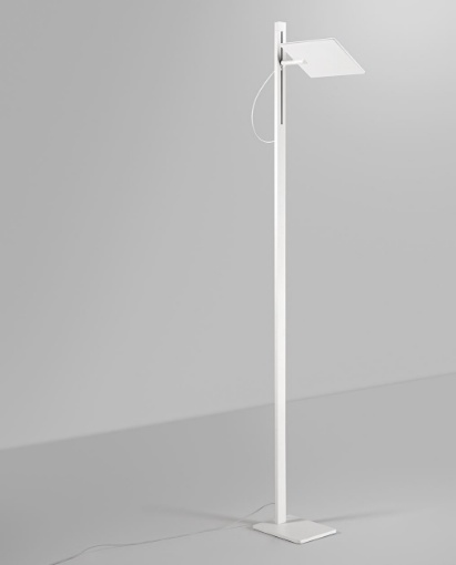Immagine di Piantana Slim Bianca Regolabile 179cm Led Dimmer CCT Radiante Perenz