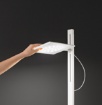 Immagine di Piantana Slim Bianca Regolabile 179cm Led Dimmer CCT Radiante Perenz
