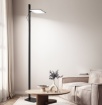 Immagine di Piantana Led Radiante Nera Orientabile 179cm Con Dimmer CCT Perenz