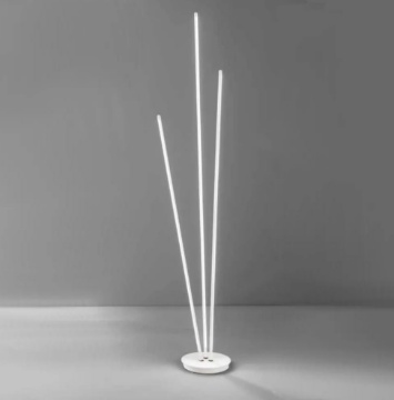 Immagine di Piantana Twins Perenz Bianca Bacchette Orientabili Led Dimmer 3000k