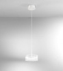 Immagine di Sospensione Penisola Aere Pendente Bianco Led 3000k Dimmer Perenz